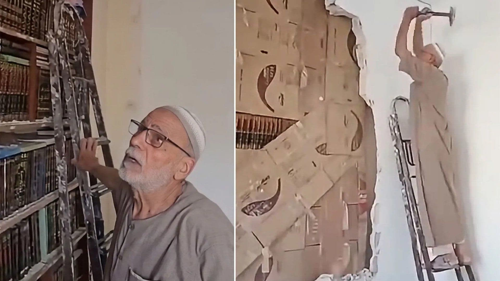 "لؤلؤ لا يقدر بذهب".. نجاة مكتبة بحمص بعد 15 عاما تفتح جراح المغردين