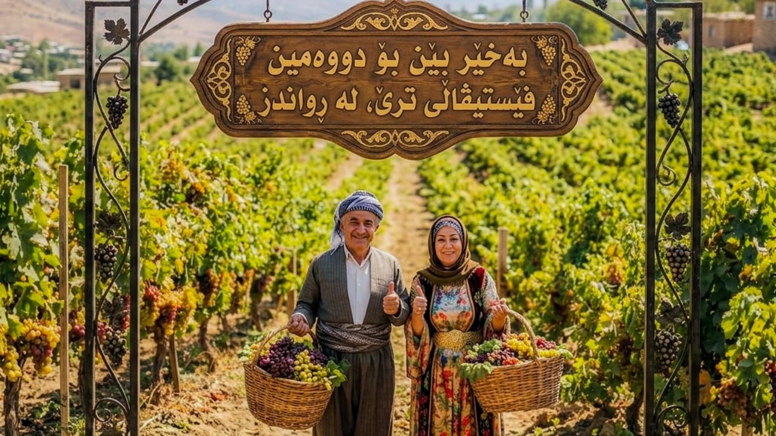 انطلاق النسخة الثانية من مهرجان العنب في منطقة "شنكلبانة"برواندز