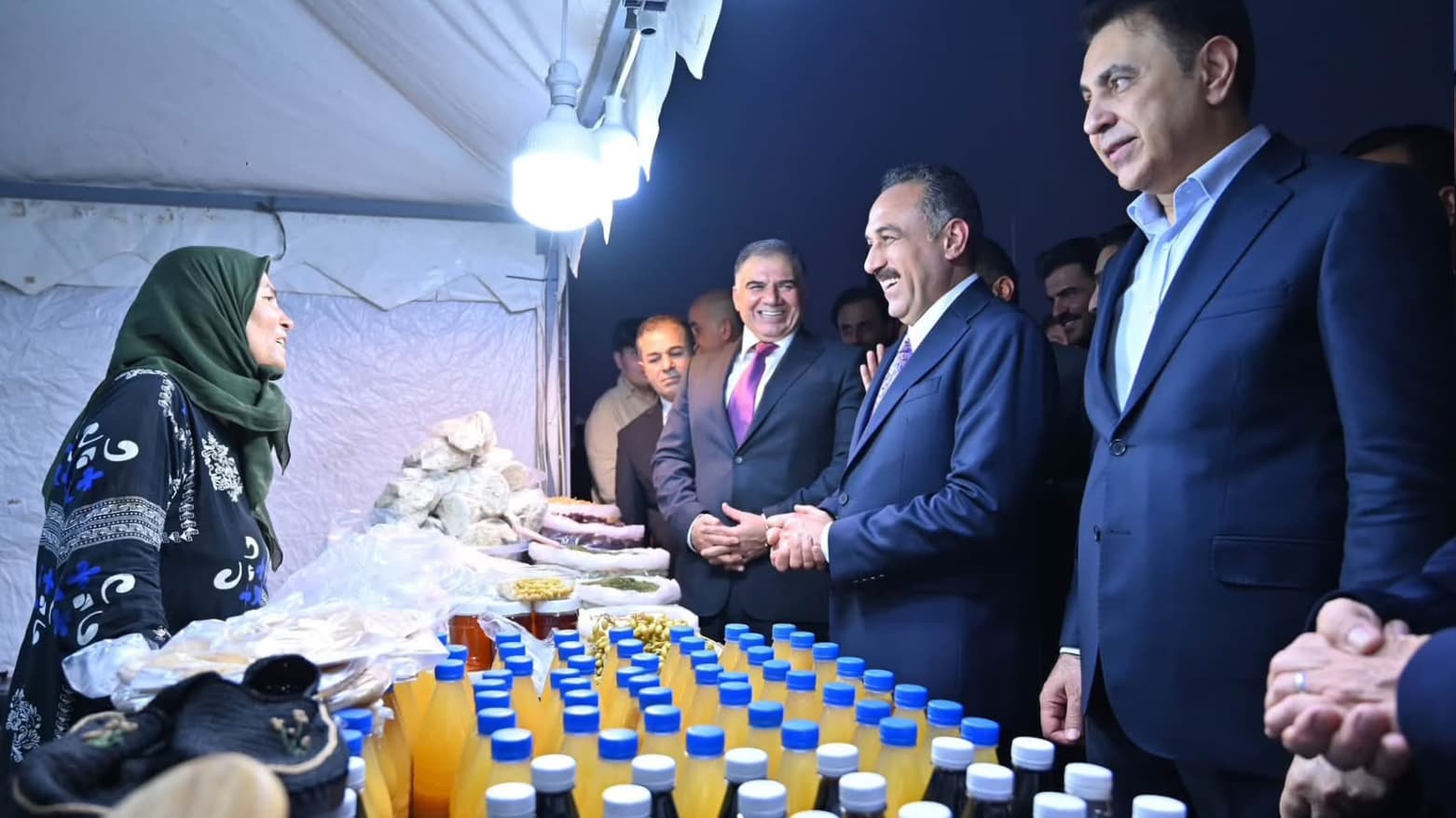 انطلاق مهرجان أربيل السادس للتجارة والمنتجات المحلية بمشاركة واسعة من المنتجين