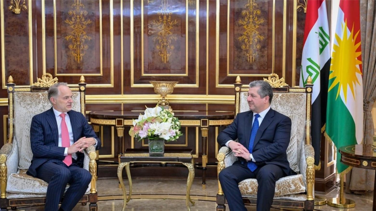 رئيس الحكومة يستقبل القنصل العام الفرنسي الجديد لدى إقليم كوردستان