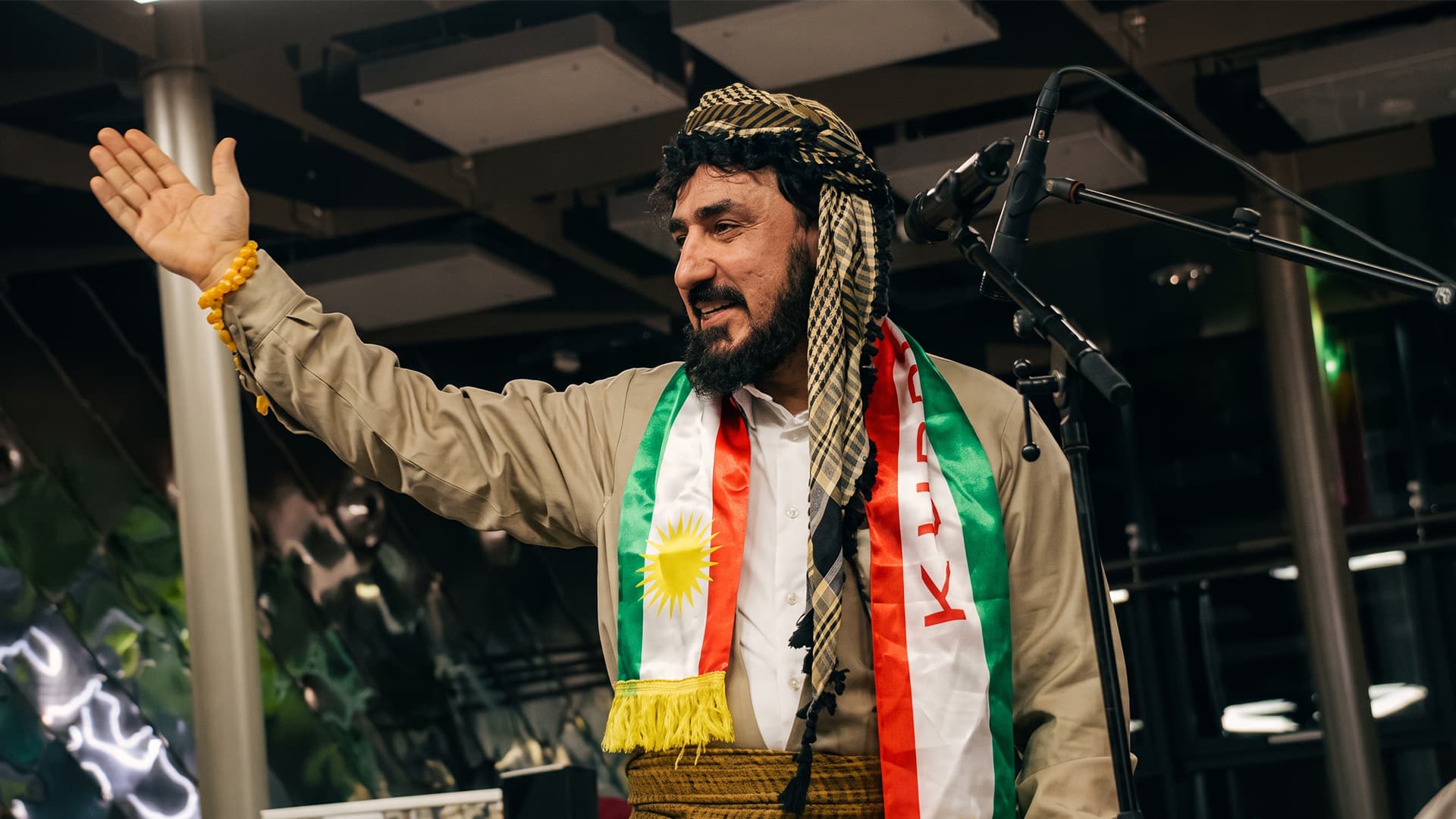 لە هۆڵەندا هونەرمەندێکی کورد بەشداری لە کۆنسێرتێکی تایبەت بە پەنابەران کرد