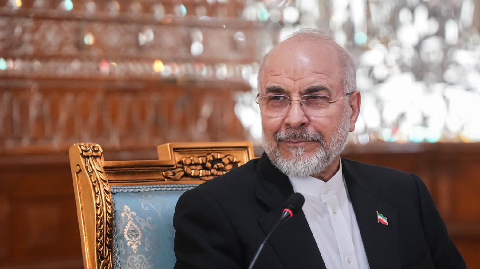 قالیباف: یان بازاڕی نەوت درۆیە یان ئەمریکا درۆ دەکات
