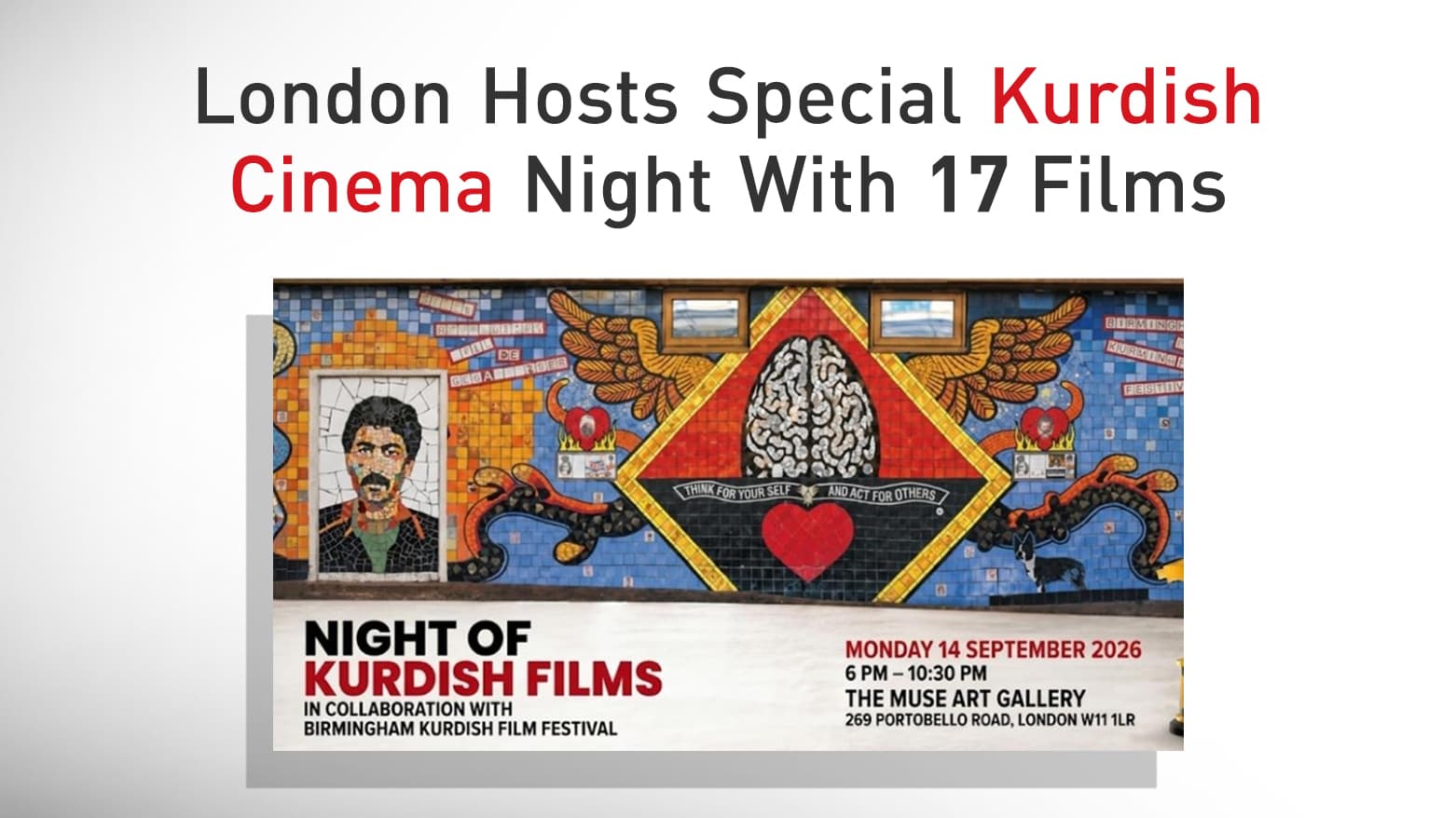 London Hosts Special Kurdish Cinema Night With 17 Films