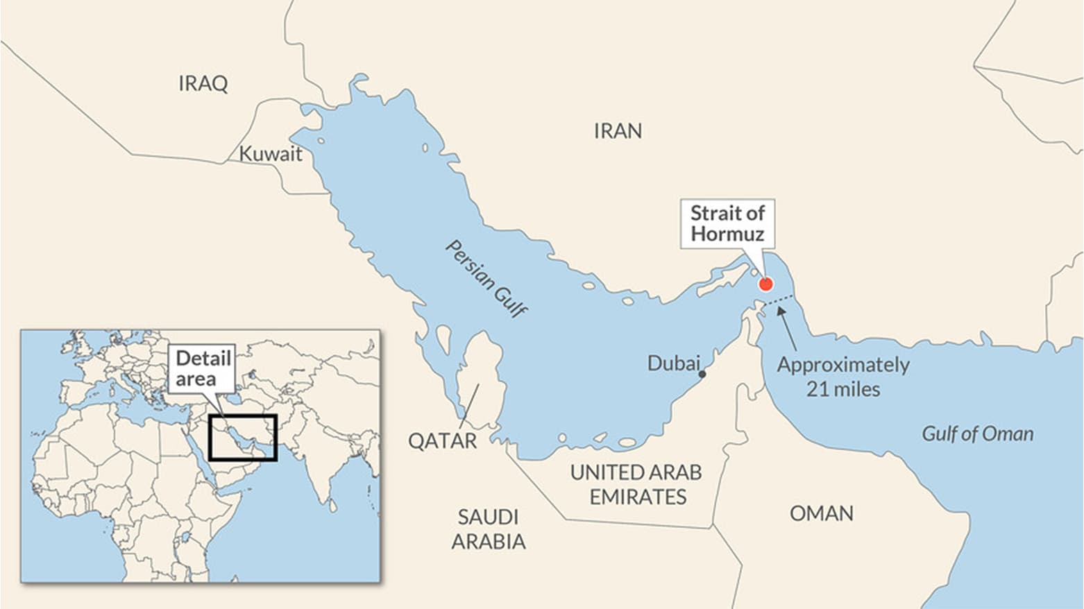 Iran Says it Struck Togo-Flagged Oil Tanker in Strait of Hormuz