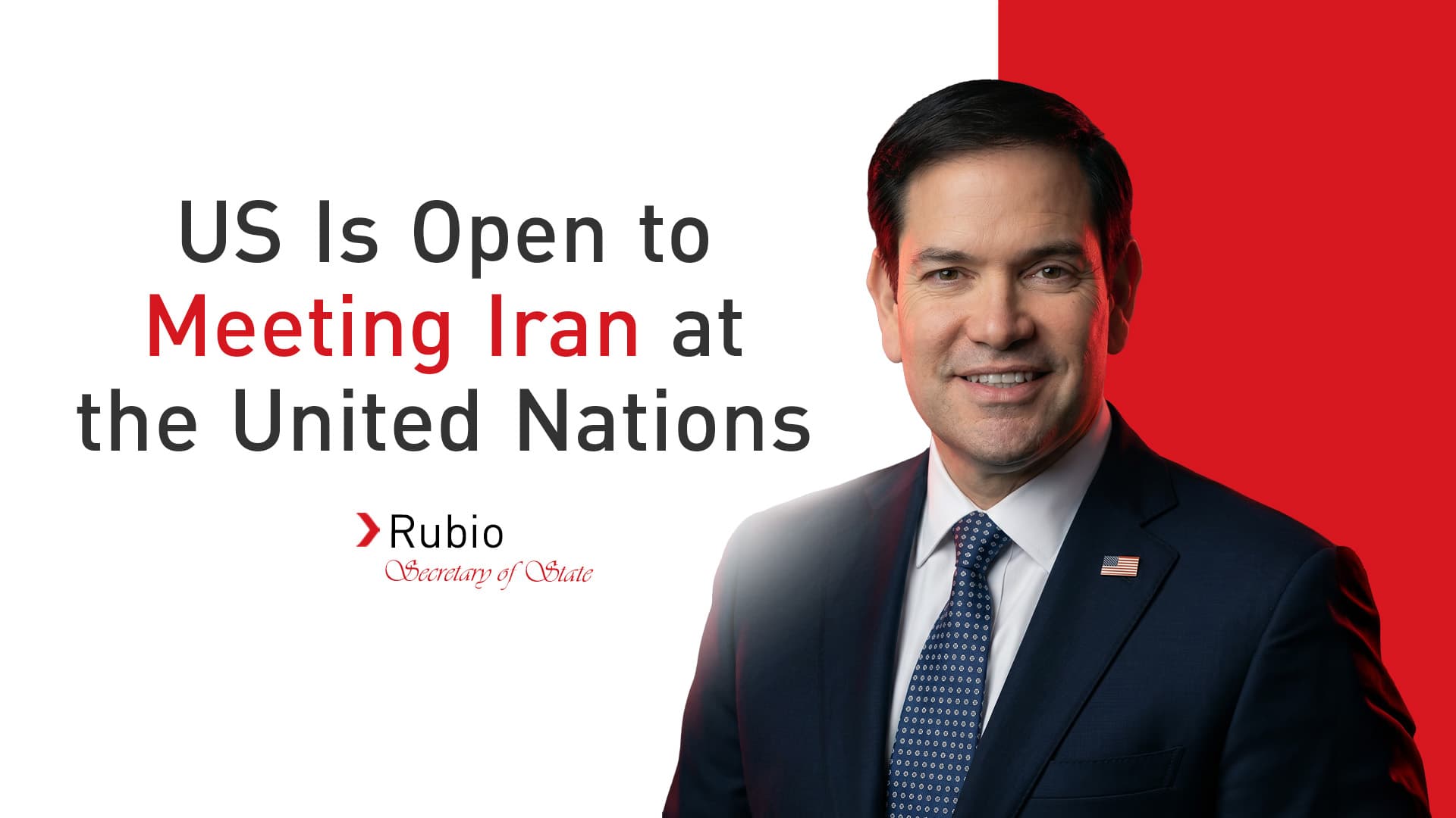Rubio open to Iran meeting at UN
