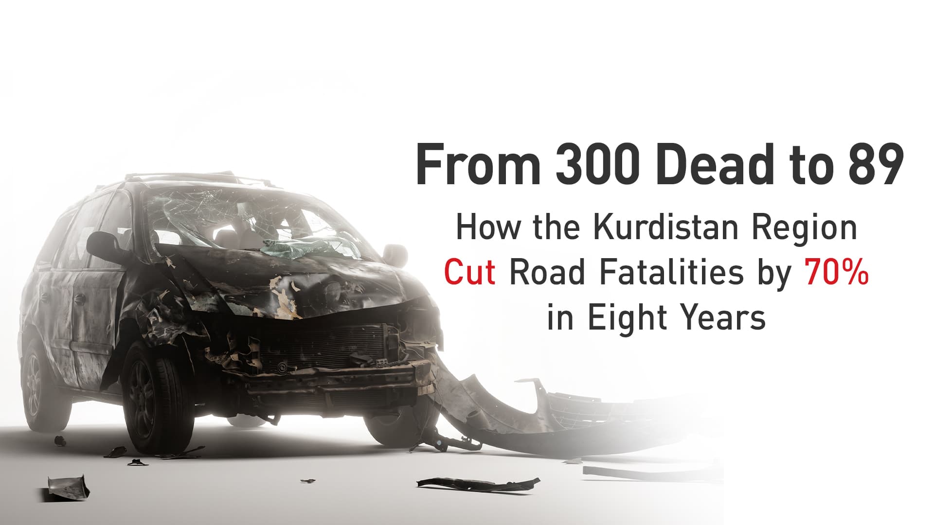 Kurdistan Region road deaths fall 70% in eight years as Ninth Cabinet reforms take hold