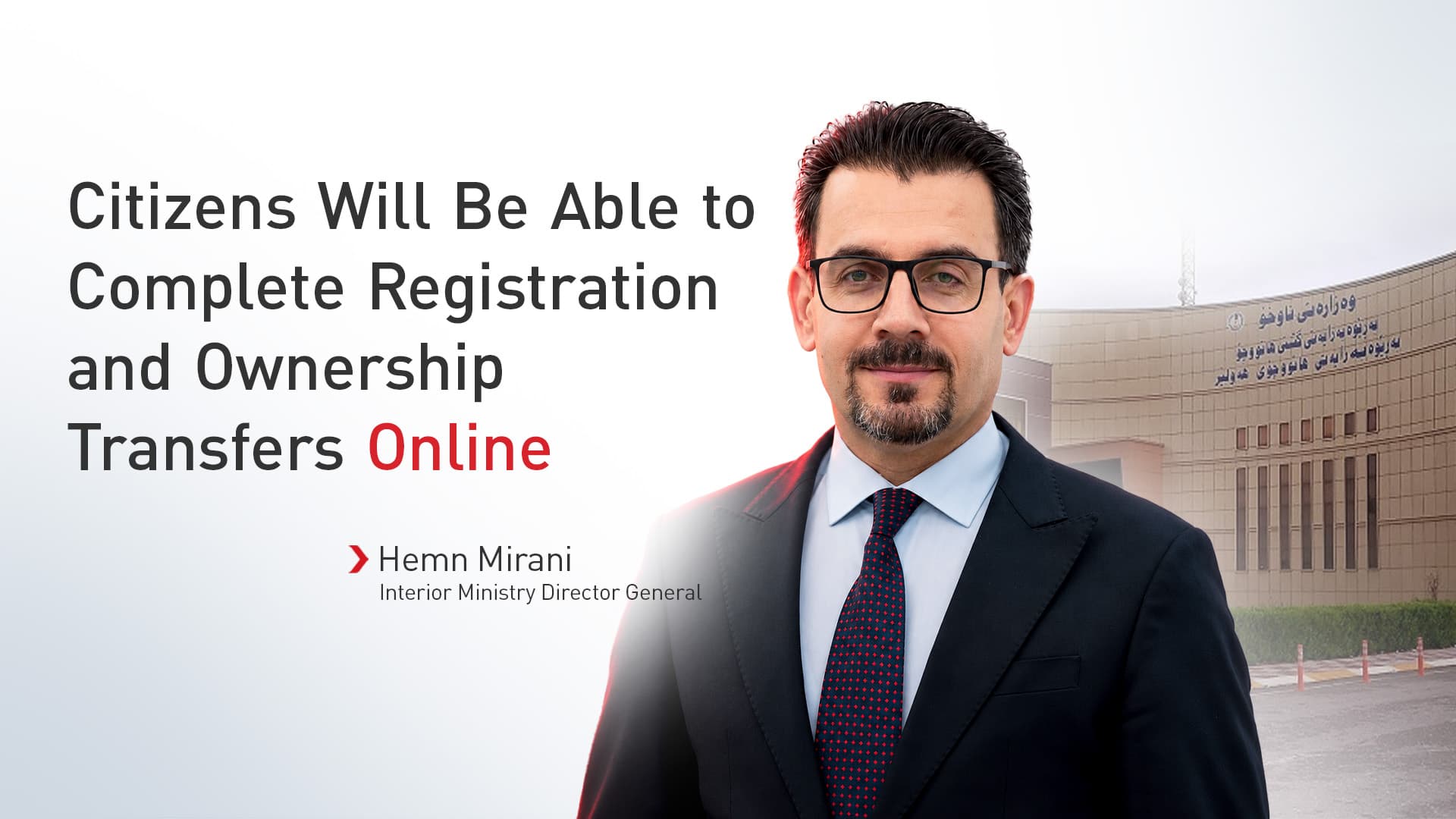 Kurdistan Region launches electronic vehicle registration, annual renewals going digital