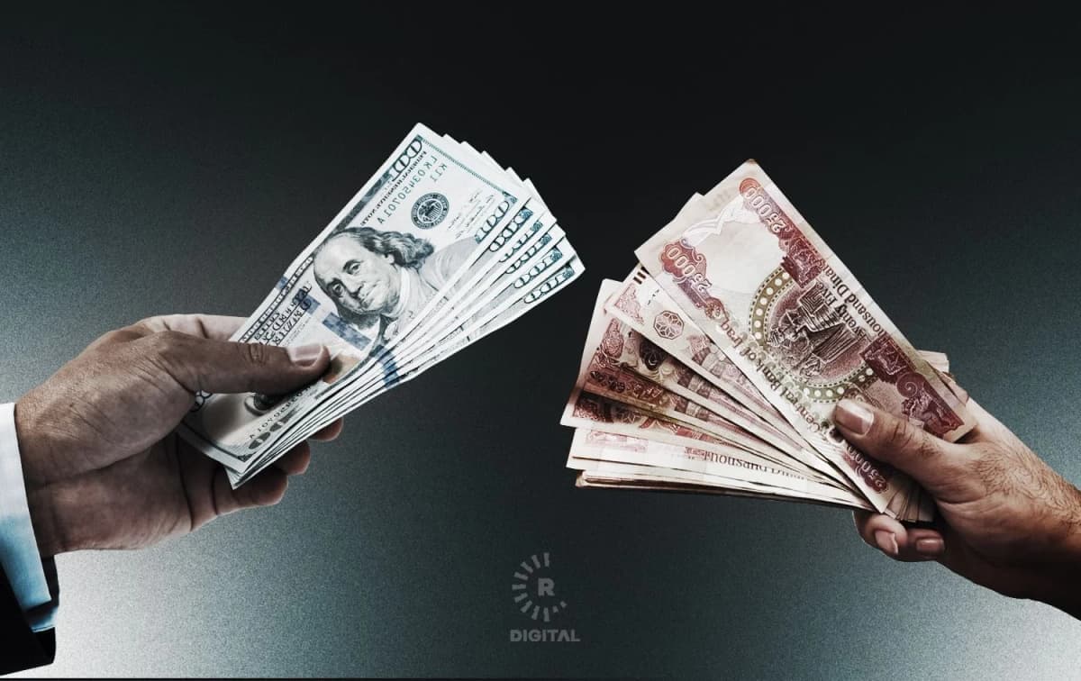 بەهای دینار بەرامبەر دۆلار زیاتر دابەزی؛ 100 دۆلار 157 هەزار دیناری تێپەڕاند