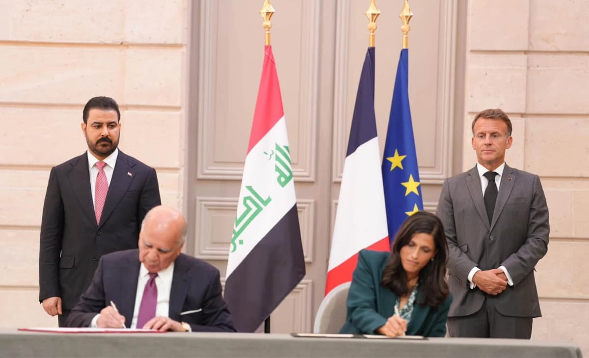 عێراق و فەرەنسا شەش یاداشتنامەی لێکتێگەیشتن واژۆ دەکەن