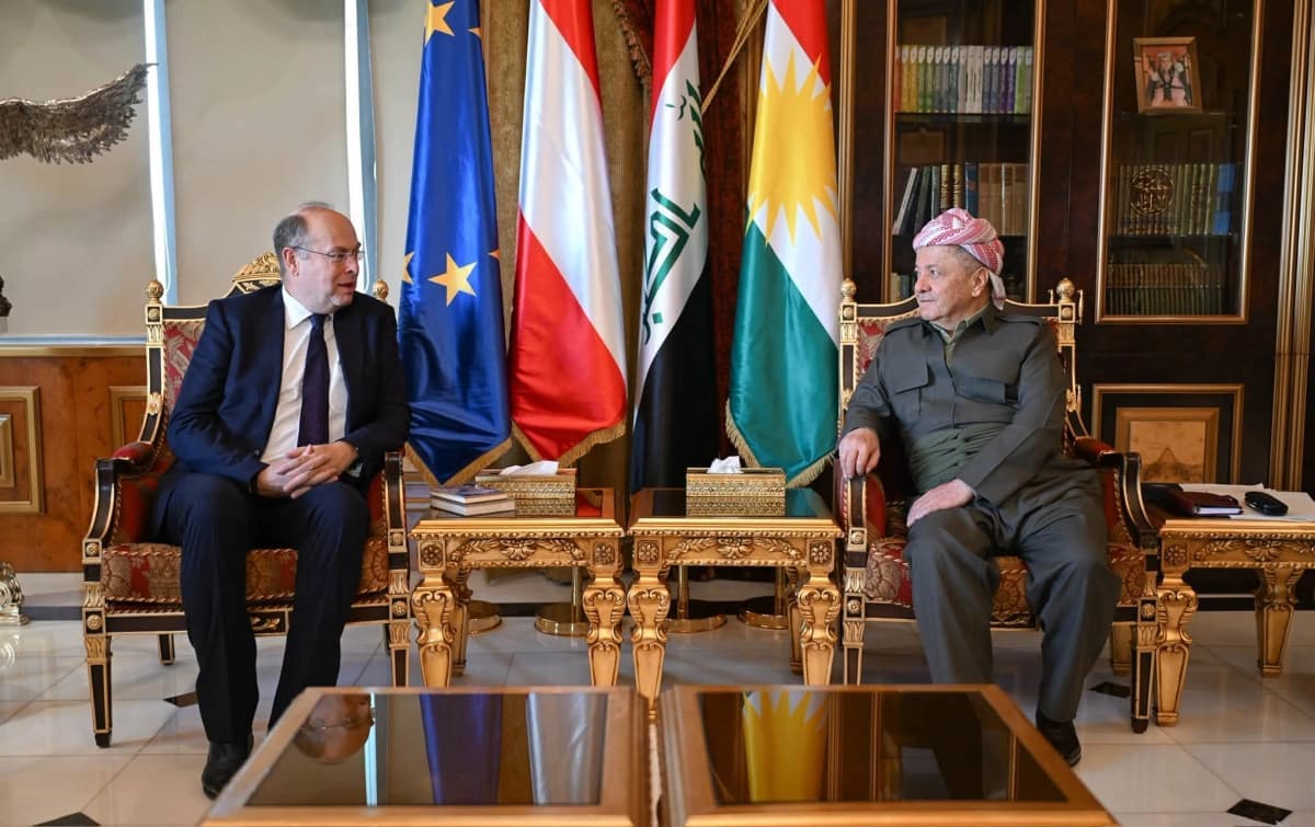 سەرۆک بارزانی: پشتیوانی لەهەوڵەکانی سەرۆکوەزیرانی عێراق دەکەم بۆ چارەسەرکردنی کێشەکان