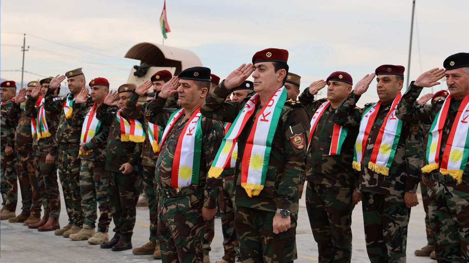رێورەسمی یەکخستنەوەی هێزەکانی پێشمەرگە بەڕێوەدەچێت
