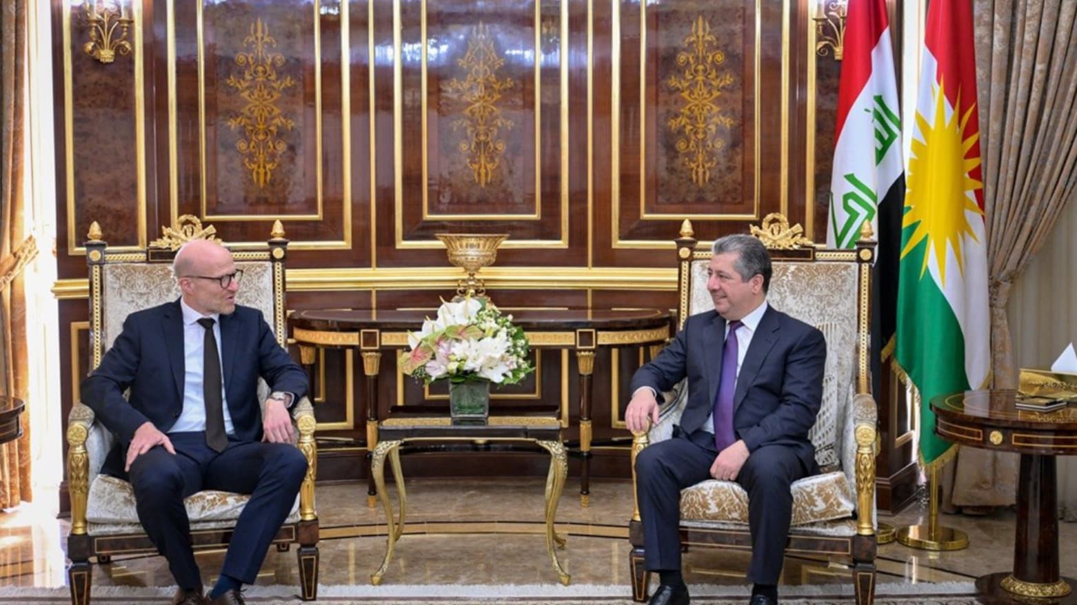 سەرۆکوەزیران و کونسوڵی ئەڵمانیا پەرەپێدانی پەیوەندییەکانیان تاوتوێ کرد