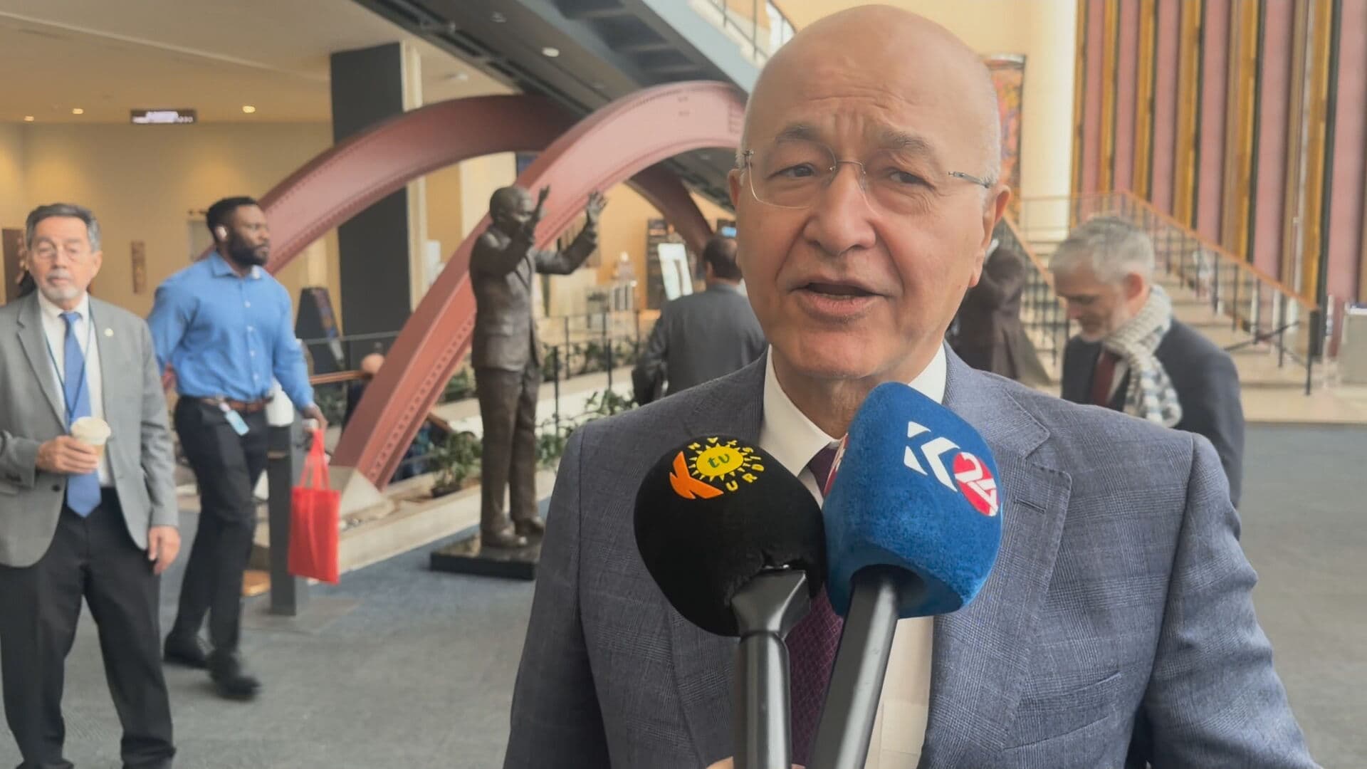 بەرهەم ساڵح: دڵخۆشم بە یەکگرتنەوەی هێزی پێشمەرگەی کوردستان