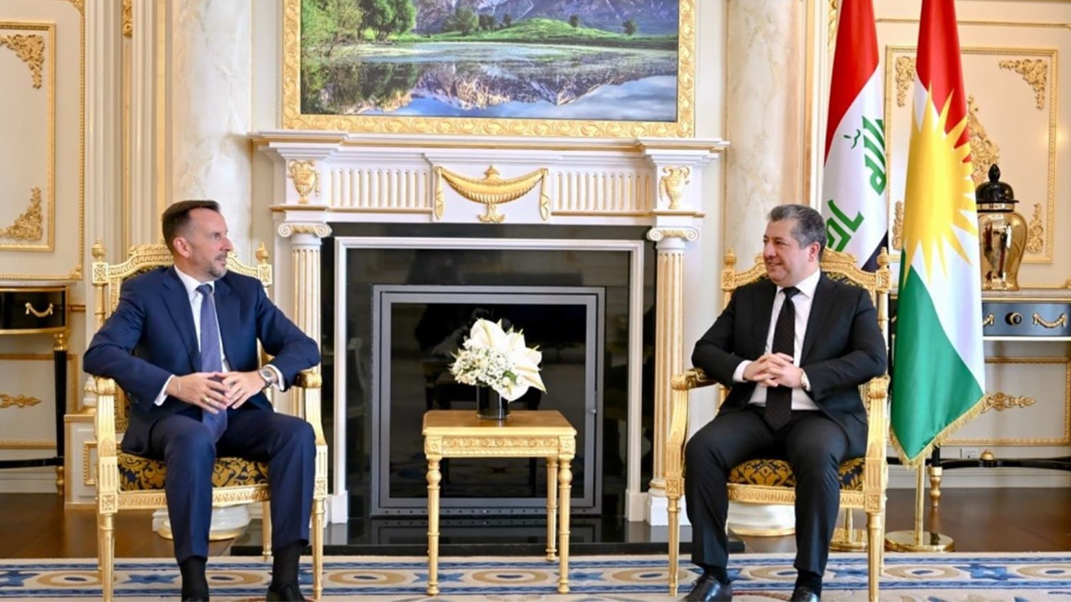 PM Barzani, Italian Envoy Discuss Peshmerga Support, KRG Budget Share