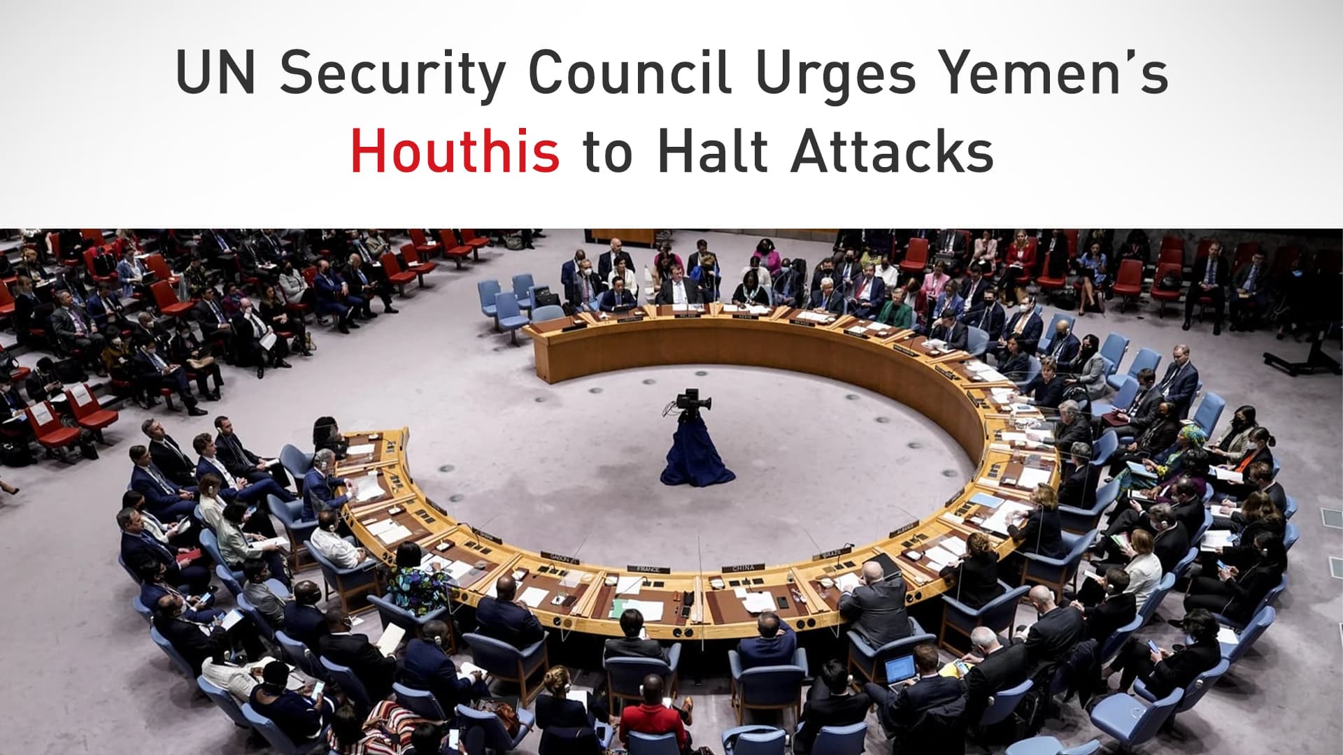 UN Security Council Urges Yemen’s Houthis to Halt Attacks