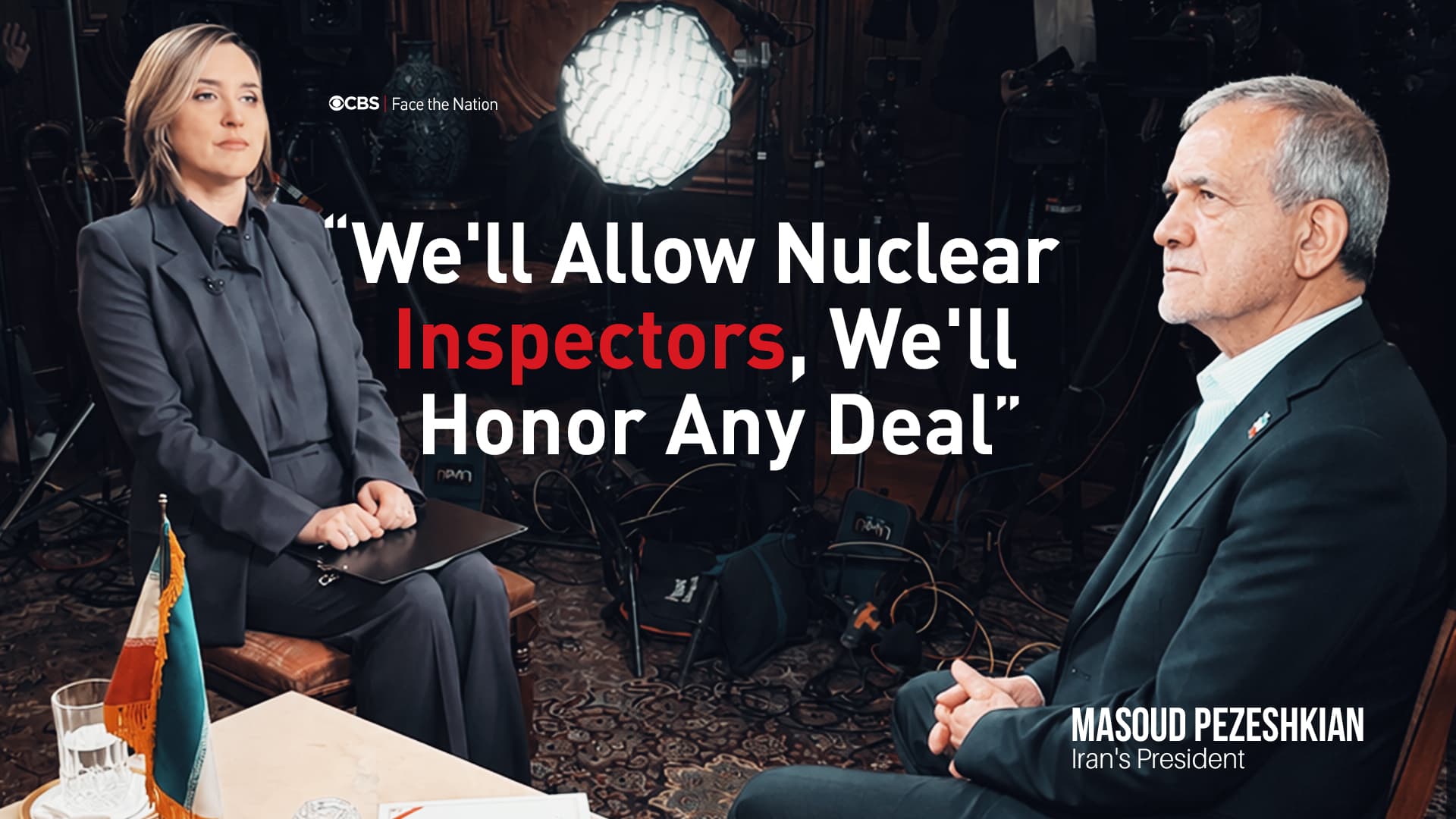 Pezeshkian: Iran will allow IAEA inspectors and abide by any deal it commits to
